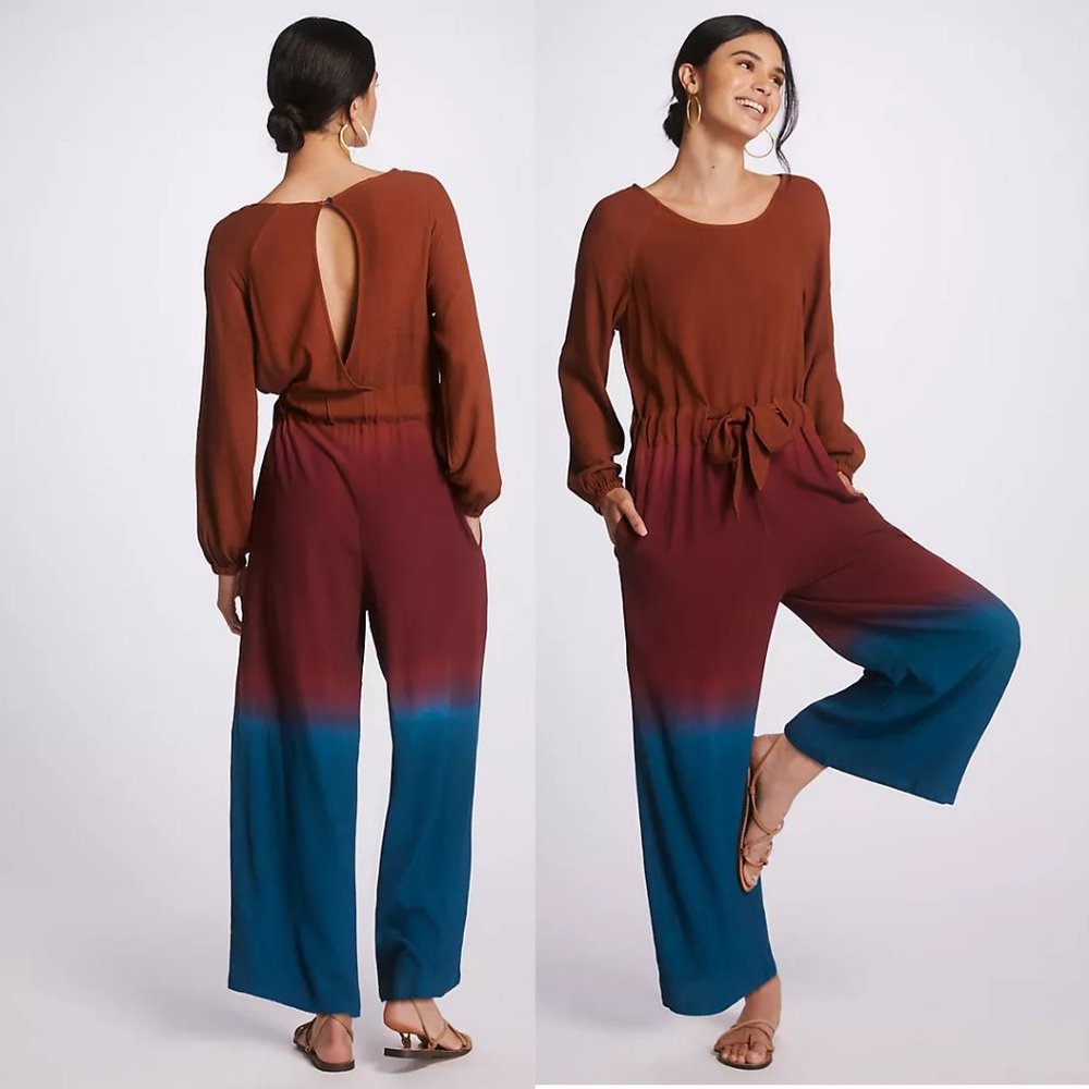 Anthropologie Dolan Left Coast Tie-Dye Jumpsuit